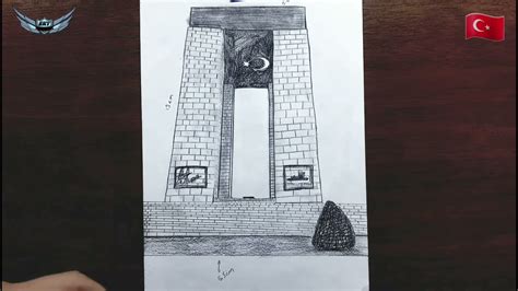 çanakkale anıt çizimi